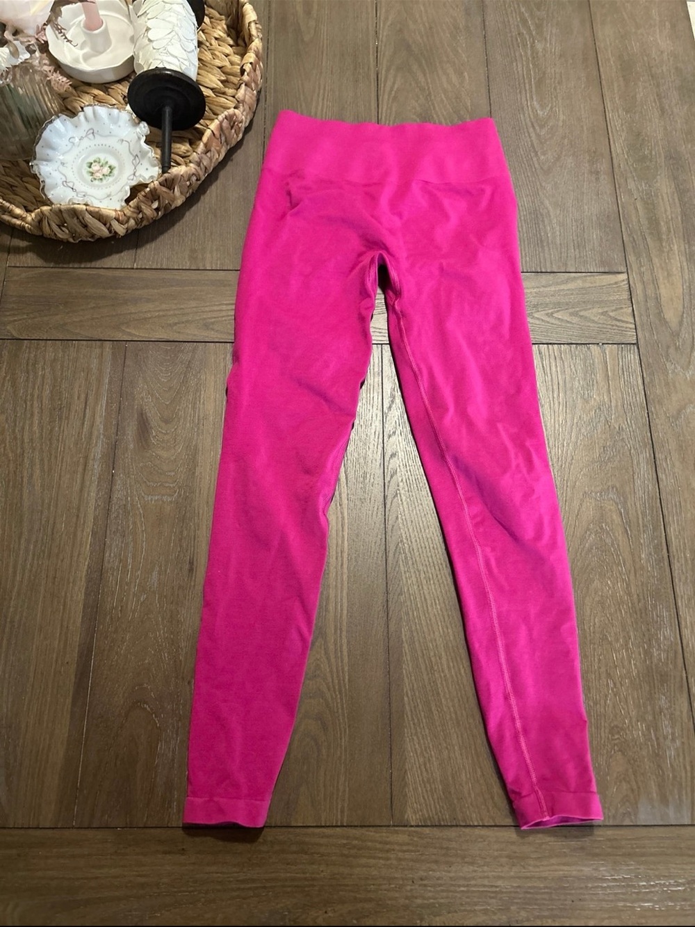 Alphalete Girls' Hot Pink Stretch Leggings